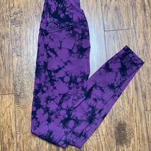 Lululemon Tie Dye Long Leggings size 4